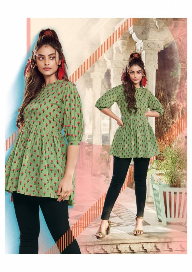 Flair Cotto Vol 1 By Passion Tree Cotton Printed Wholesale Ladies Top